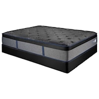 King Plush Pocketed Coil Mattress and Standard Foundation