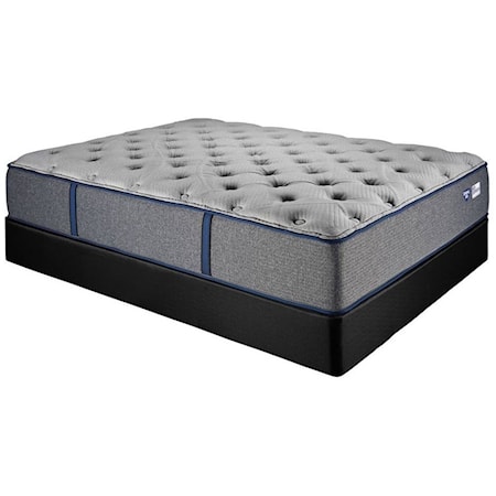 Queen Pocketed Coil Mattress Low Pro Set