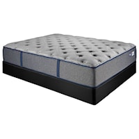 King Plush Pocketed Coil Mattress and Standard Foundation