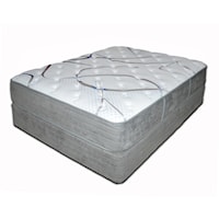 Queen 12.5" Firm Mattress and Wood Eco Base Foundation