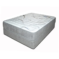 Queen 12.5" Plush Mattress and Wood Eco Base Foundation