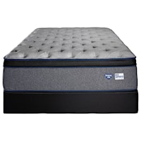 King Plush Euro Top Coil on Coil Mattress and Standard Foundation