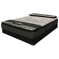 King Plush Euro Top Coil on Coil Mattress and Extra Sturdy Foundation
