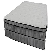 Full Ultra Luxury Eurotop Innerspring Mattress and Eco-Wood Foundation