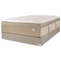 Full Euro Top Pocketed Coil Mattress and Foundation
