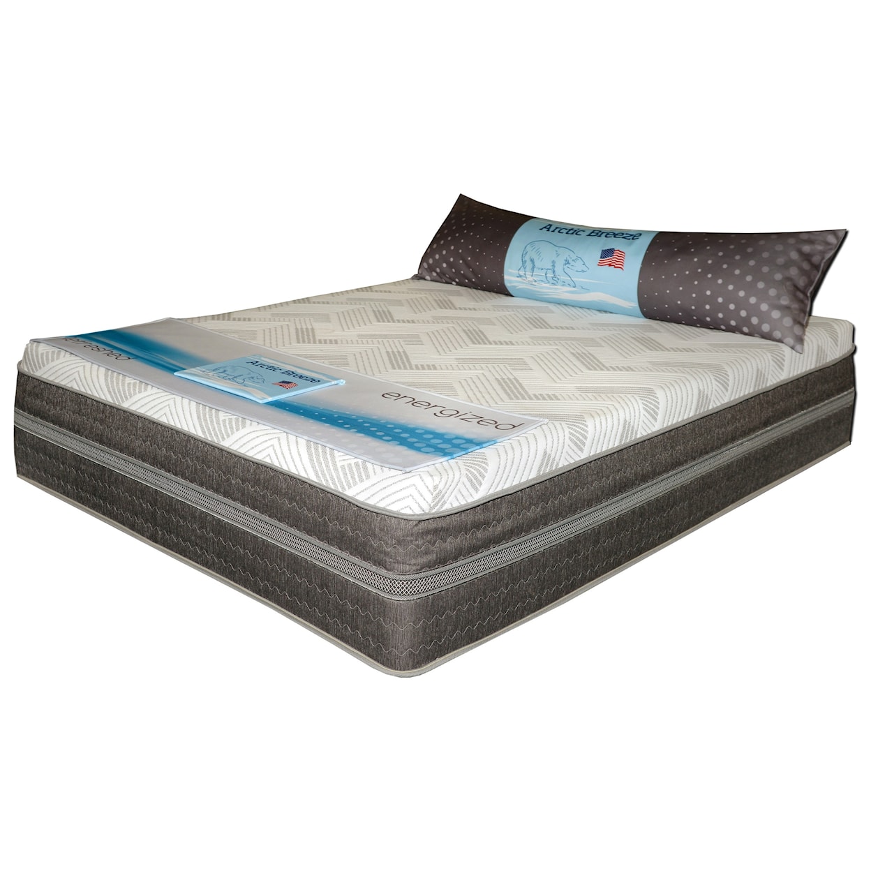 Spring Air Glacier Hybrid Utra Plush Queen Hybrid Mattress