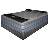 Full Pillow Top Pocketed Coil Mattress and Foundation