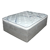 King 15" Box Top Mattress and Wood Eco Base Foundation