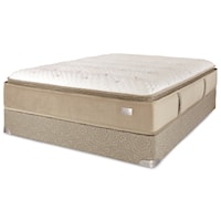 King Pillow Top Innerspring Mattress and Foundation