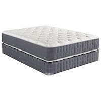 King 13" Two Sided Mattress and 9" Wood Foundation