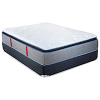 King Pillow Top Pocketed and Extra Sturdy Foundation Coil Mattress
