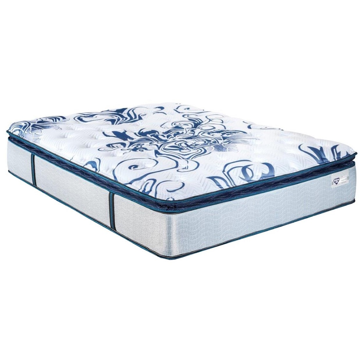Spring Air Hyacinth ET Twin Pocketed Coil Mattress Set