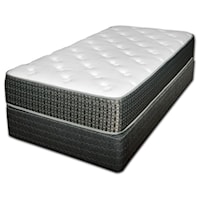 Twin Plush Innerspring Mattress and Eco-Wood Foundation