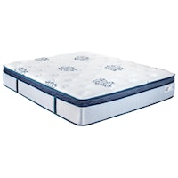 Full Euro Top Pocketed Coil Mattress and Surge Adjustable Base with Massage