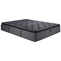 King 15" Box Top Firm Hybrid Mattress and Low Profile Wireless Multi Function Adjustable Base