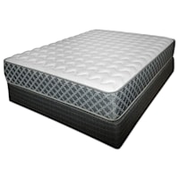 Twin Extra Long Firm Mattress and Eco-Wood Foundation