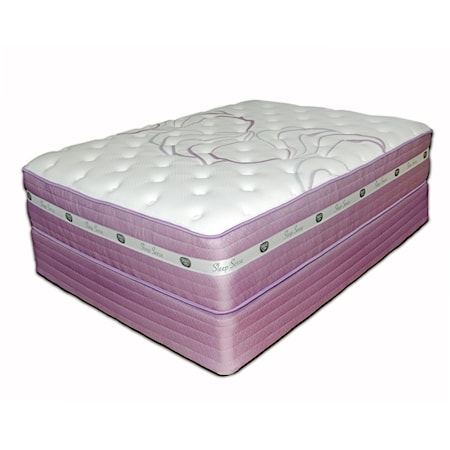 Full 14.5" Latex Hybrid Mattress Set