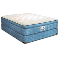 Full Euro Top Mattress and 9" Wood Foundation