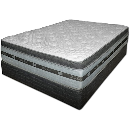 Twin Pillow Top Hybrid Mattress Set