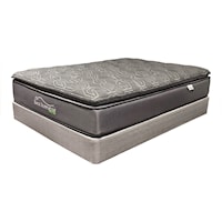 Twin Extra Long Super Pillow Top Fusion Mattress and 5" Low Profile Foundation