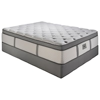 Queen 15" Plush Euro Top Talalay Latex Mattress and 5" Low Profile Foundation
