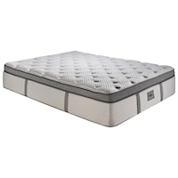 Twin Extra Long 15" Super Plush Euro Top Latex Mattress and Low Profile Wireless Multi Function Adjustable Base