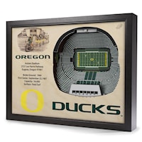 OREGON DUCKS STADIUMVIEW 3D WALL ART - AUTZEN STADIUM