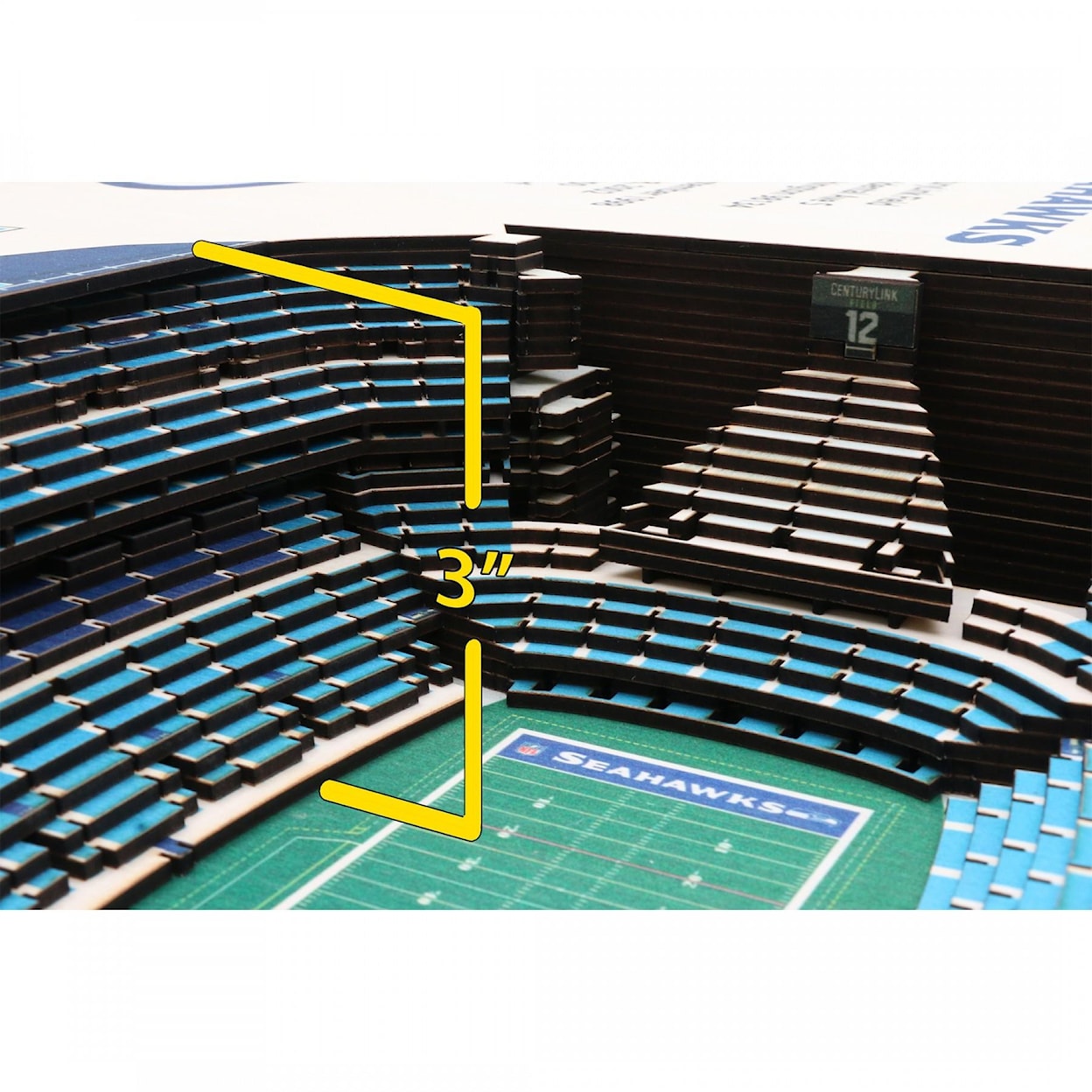 StadiumViews Wall Art SEATTLE SEAHAWKS STADIUMVIEW 3D WALL ART - C