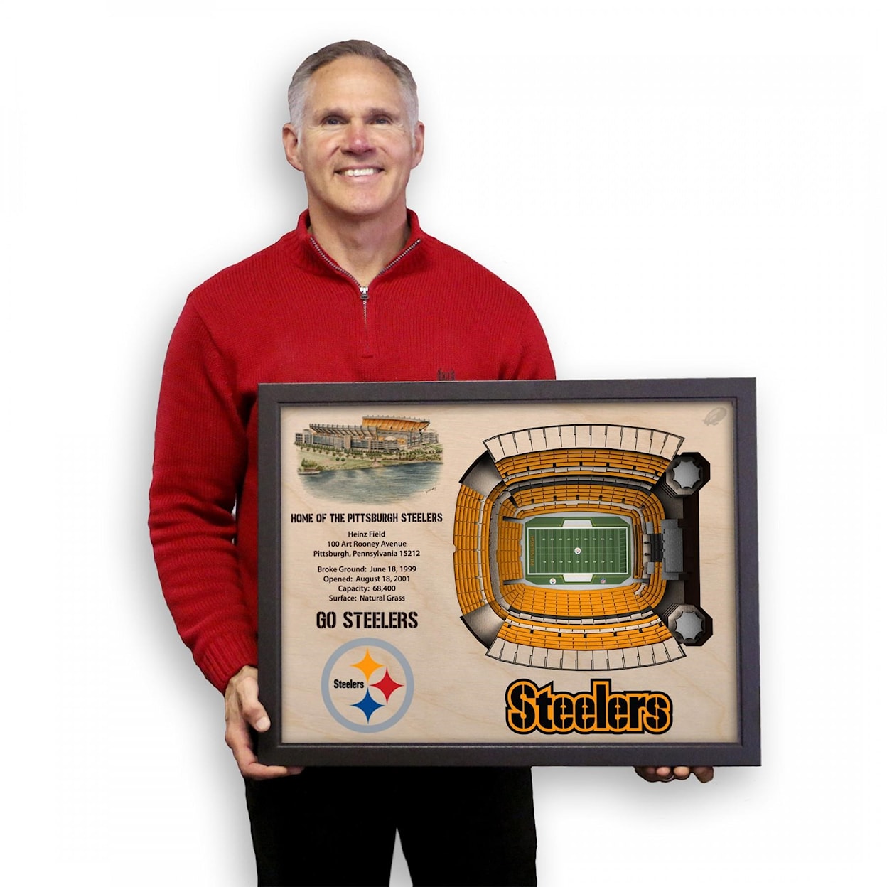 StadiumViews Wall Art PITTSBURGH STEELERS STADIUMVIEW 3D WALL ART 