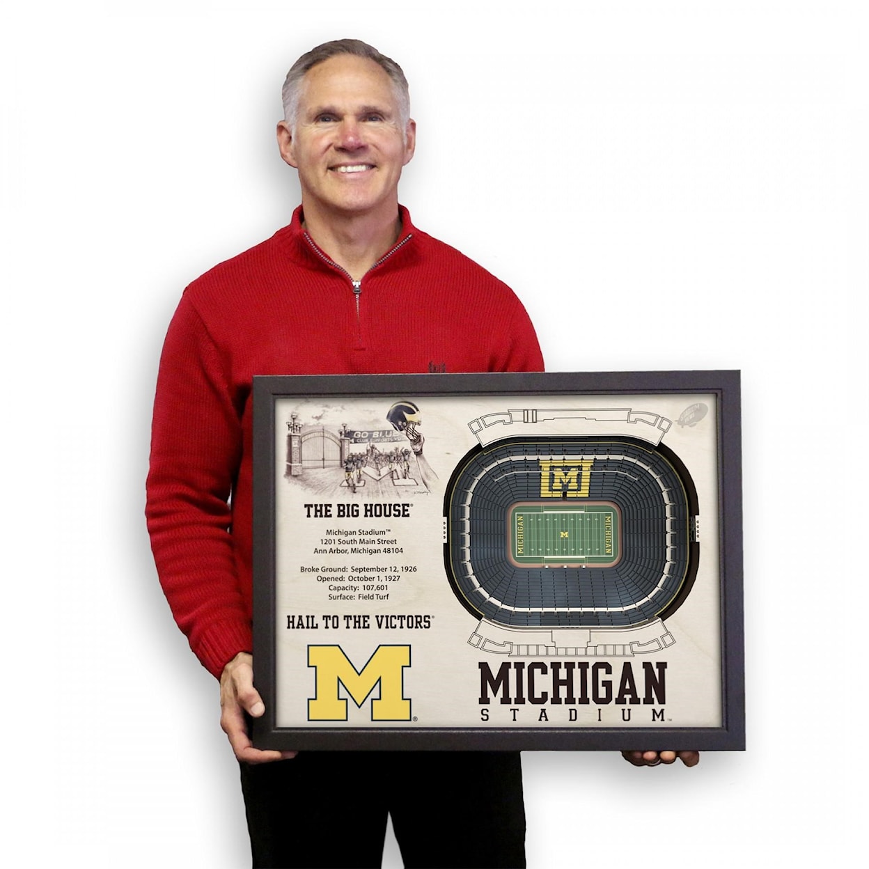 StadiumViews Wall Art MICHIGAN WOLVERINES STADIUMVIEW 3D WALL ART 