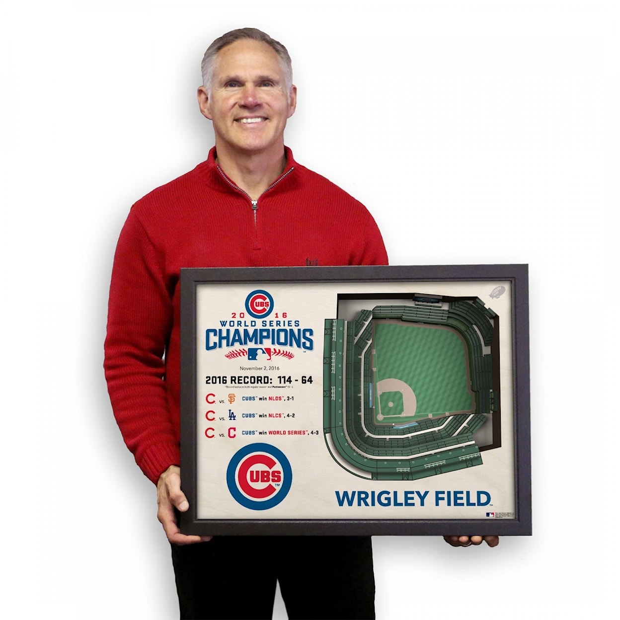 StadiumViews Wall Art CHICAGO CUBS STADIUMVIEW 3D WALL ART - WRIGL