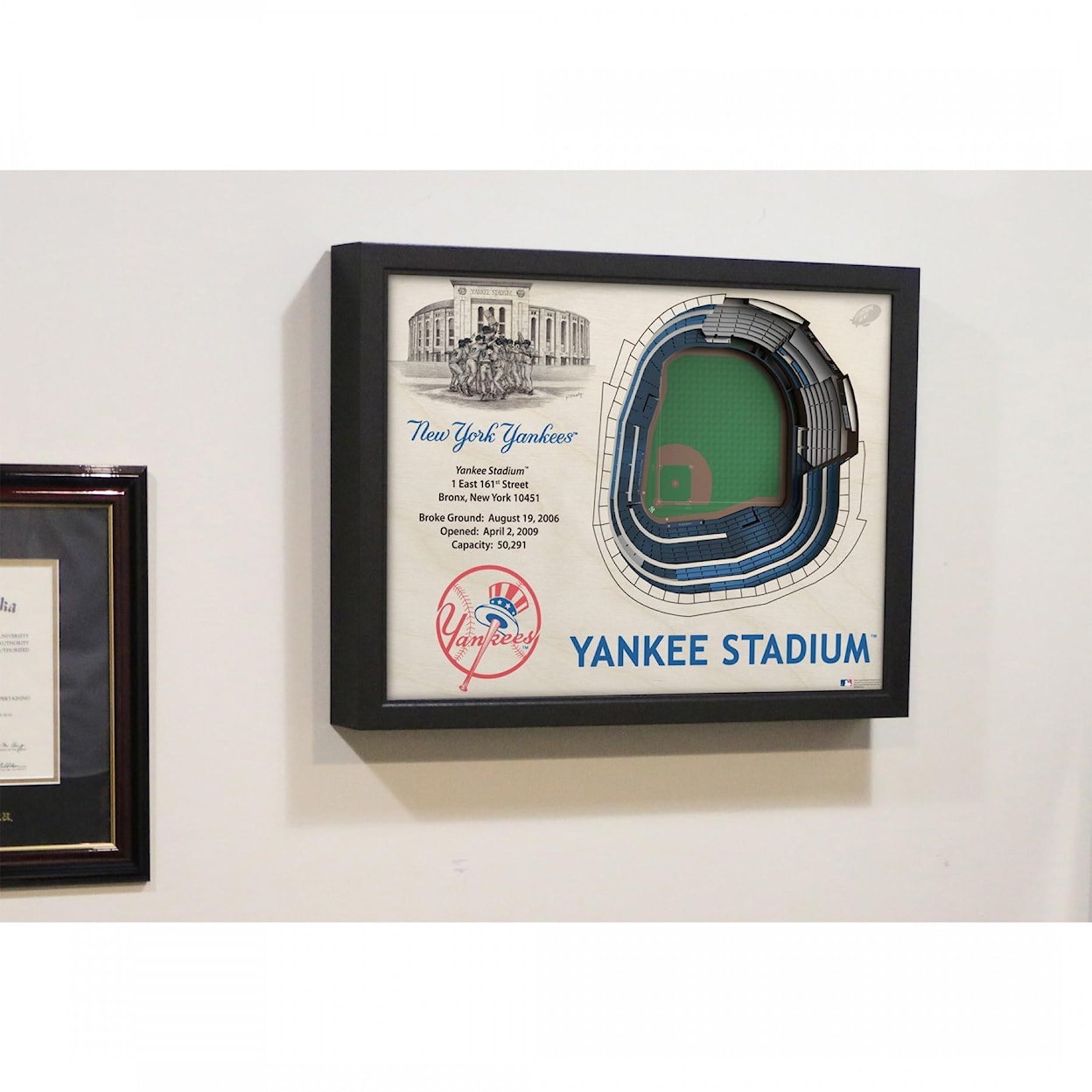 StadiumViews Wall Art NEW YORK YANKEES STADIUMVIEW 3D WALL ART - Y