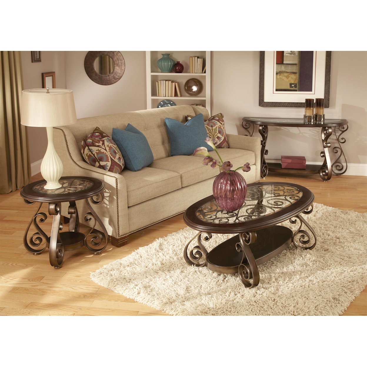 Standard Furniture Bombay Old World SofaTable