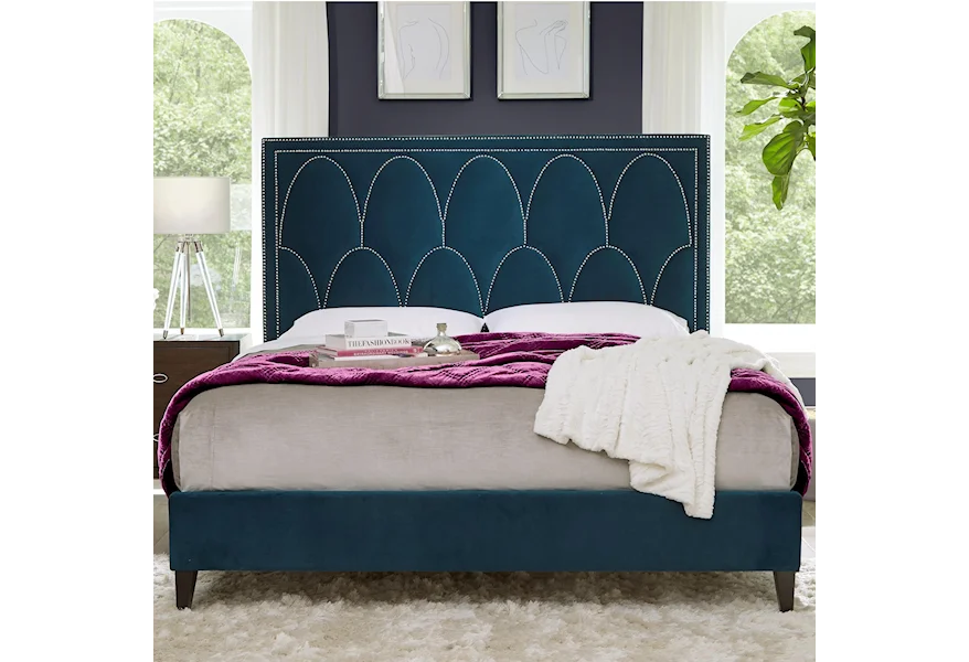 Delano King Upholstered Bed by Standard Furniture at Royal Furniture