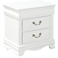 Nightstand with 2 Drawers