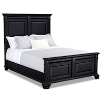 Regal Queen Panel Bed with Medallion Bed Ornaments