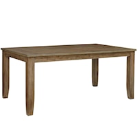 Dining Table with Tapered Feet