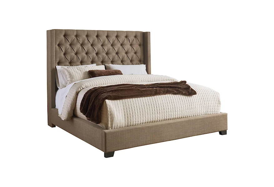 Katy King Upholstered Bed by Standard Furniture at Johnson's Furniture