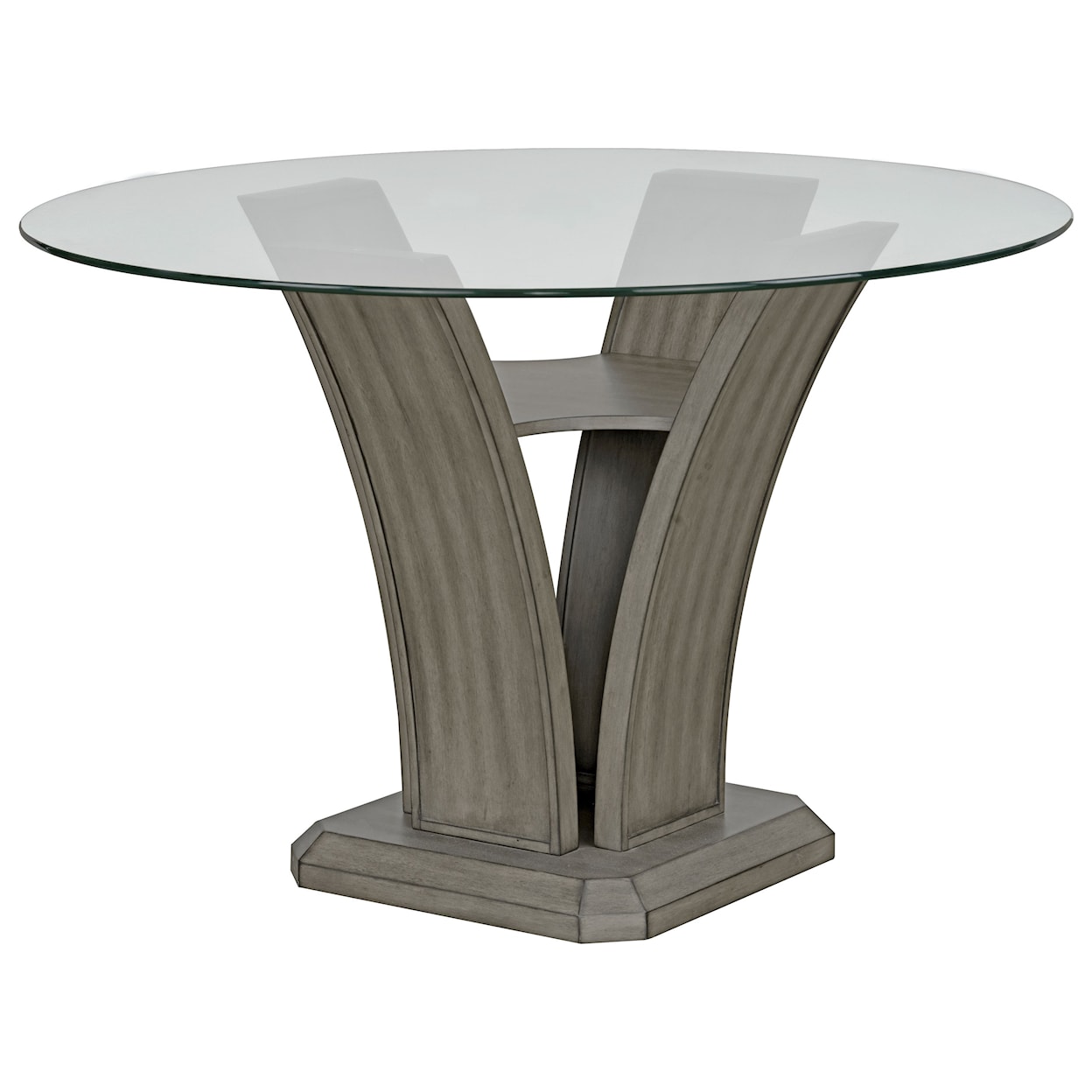 Standard Furniture Zayden Grey Round Counter Height Table