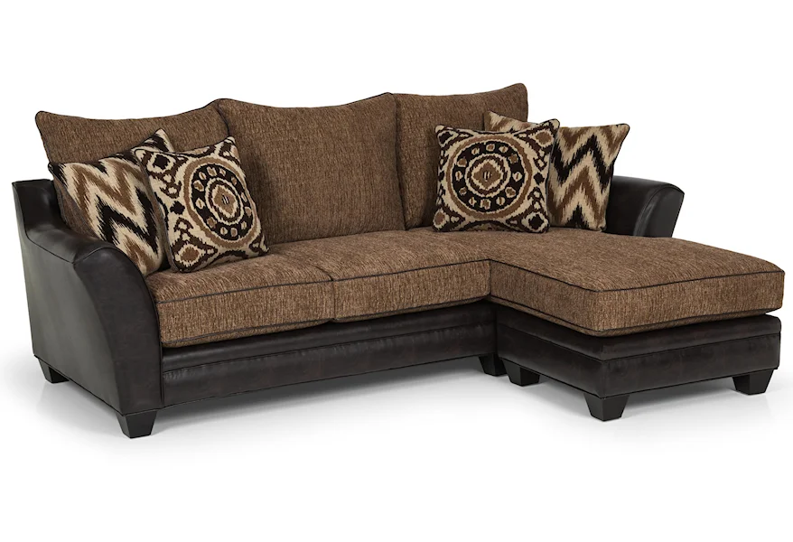 257 Sofa Chaise by Sunset Home at Sadler's Home Furnishings