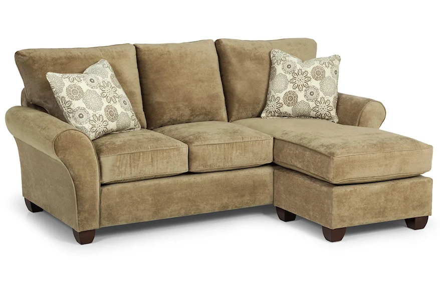 320 Queen Basic Chaise Sofa Sleeper by Sunset Home at Sadler's Home Furnishings
