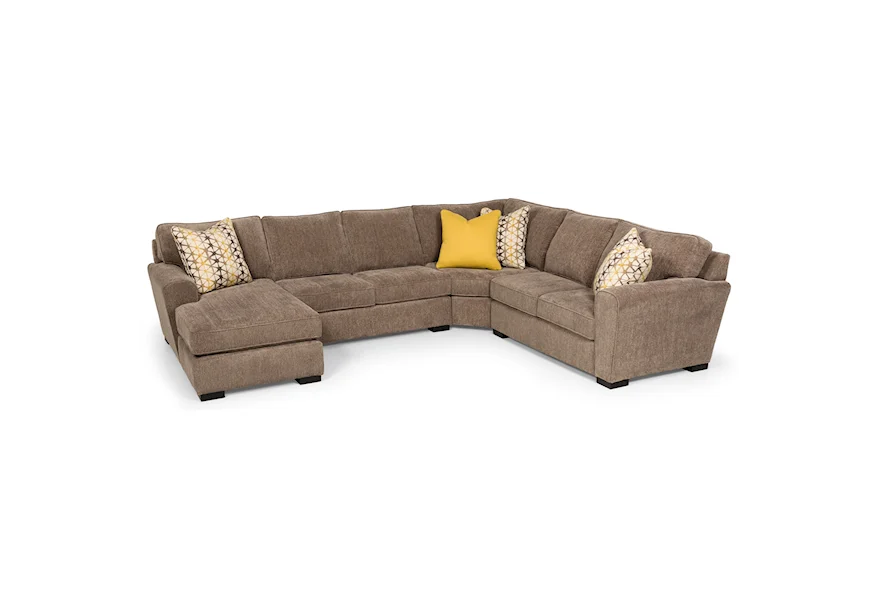 323 4-Piece Sectional by Sunset Home at Sadler's Home Furnishings