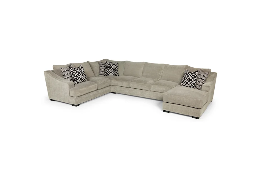 52501 3 Pc Sectional Sofa by Sunset Home at Sadler's Home Furnishings