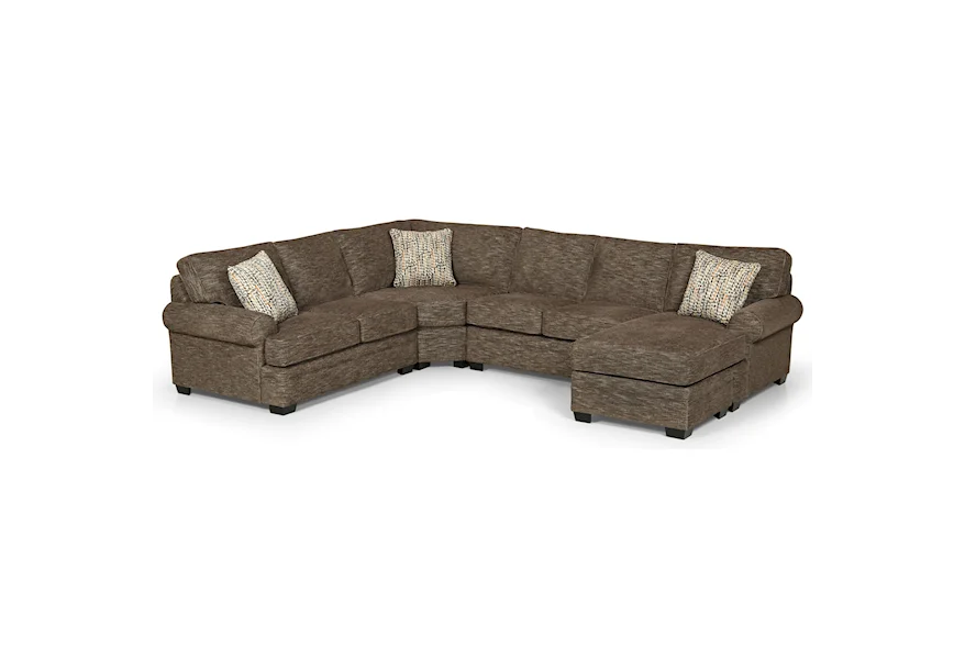 422 5 Seat Sectional Sofa by Sunset Home at Sadler's Home Furnishings