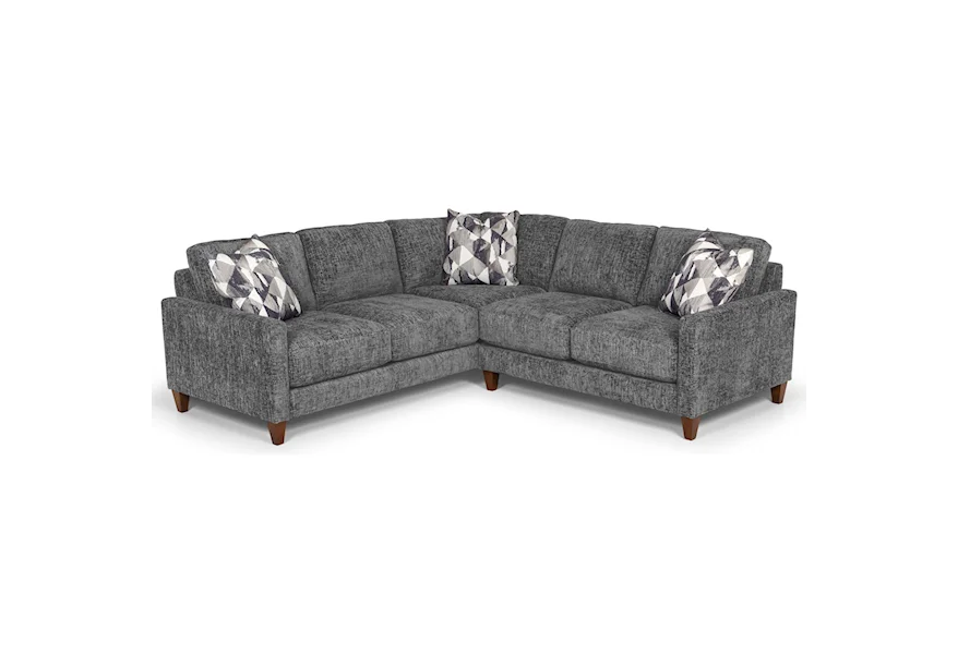 545 4-Seat Sectional Sofa w/ RAF Loveseat by Sunset Home at Sadler's Home Furnishings