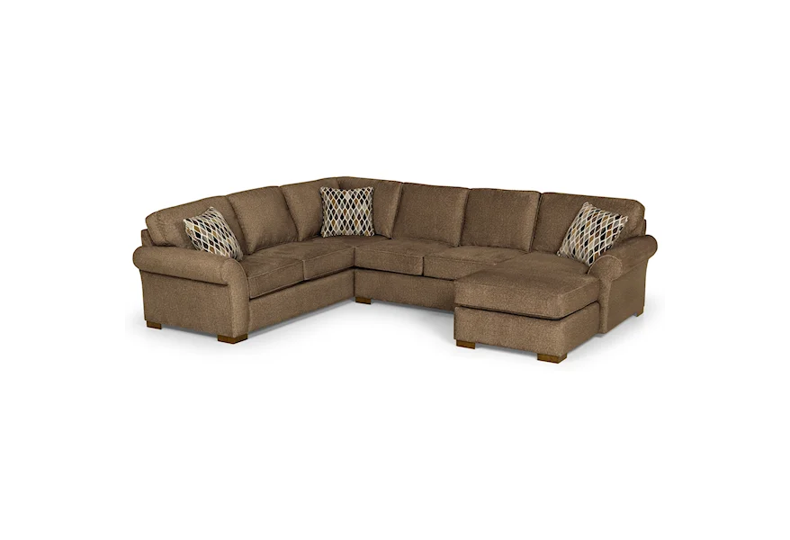 551 5-Seat Sectional Sofa w/ RAF Chaise by Stanton at Wilson's Furniture