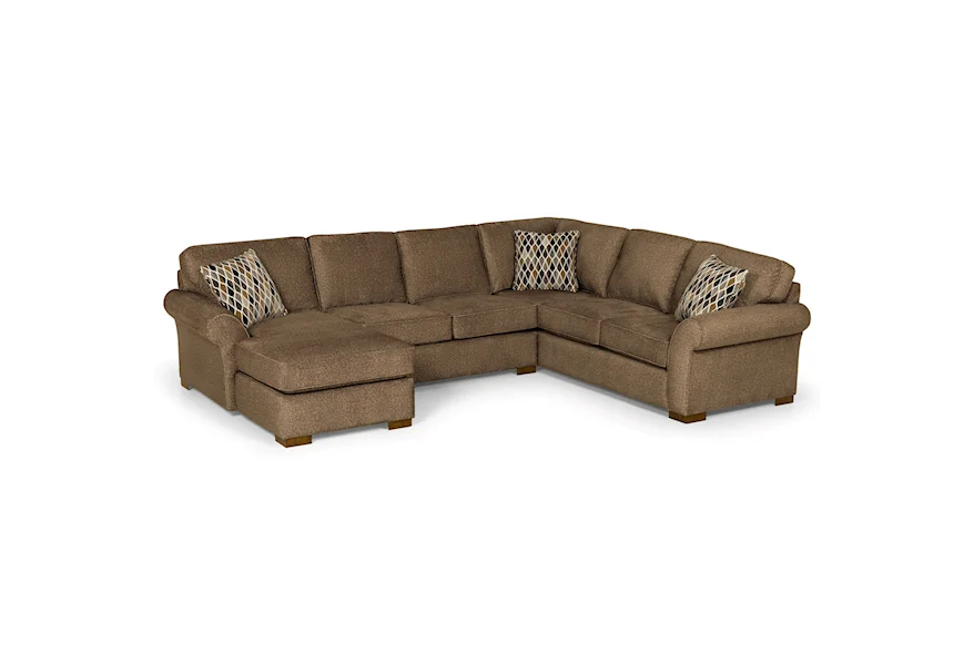 551 5-Seat Sectional Sofa w/ LAF Chaise & Storag by Stanton at Wilson's Furniture