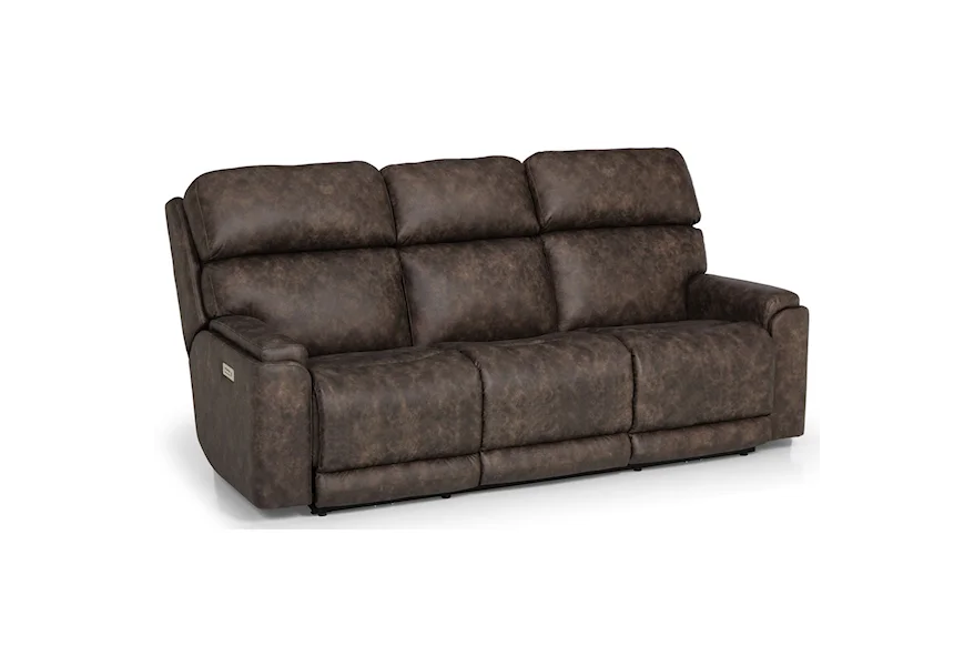 823 Power Reclining Sofa w/ Pwr Headrests & Lumb by Stanton at Rife's Home Furniture