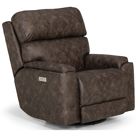 Casual Power Reclining Chair with USB Port