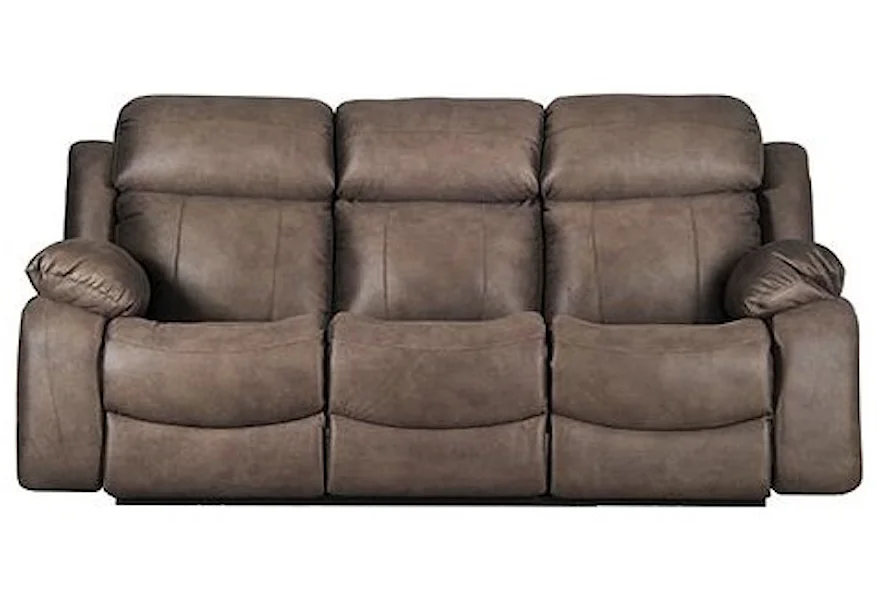 21068 Dual Reclining Power Sofa w/ Pwr Head & Lumb by Sunset Home at Sadler's Home Furnishings